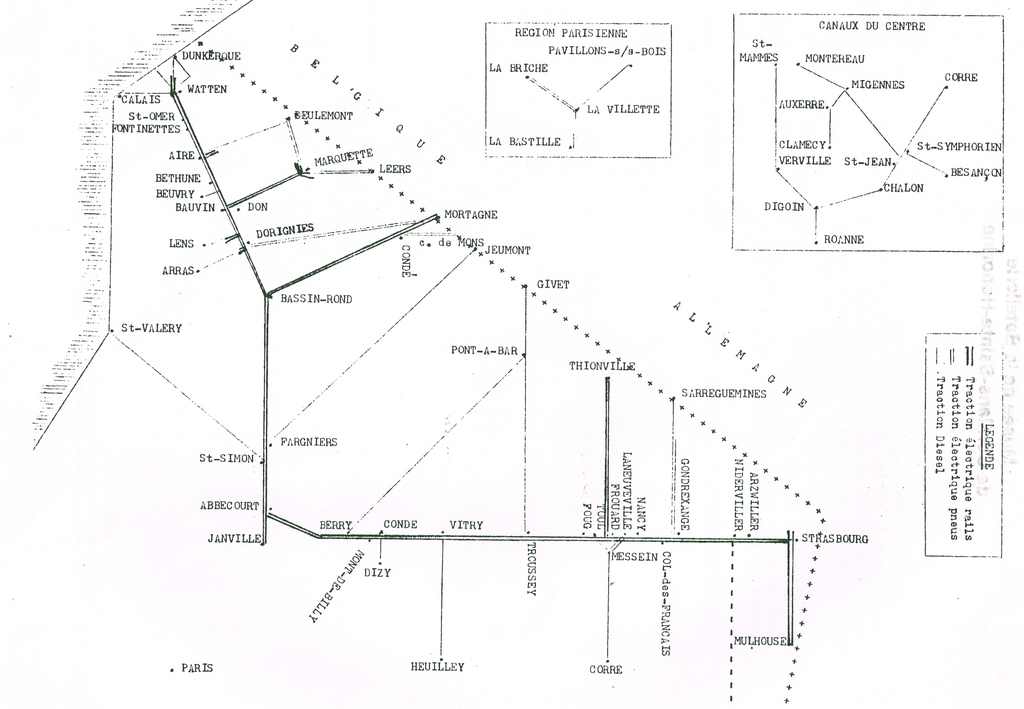 Schéma du réseau CGTVN