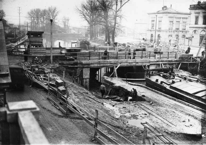 Reconstruction du pont en 1937